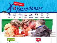Tablet Screenshot of dekoorddanser.be